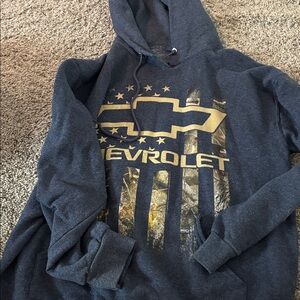 Chevrolet Hoodie with Gold Logo